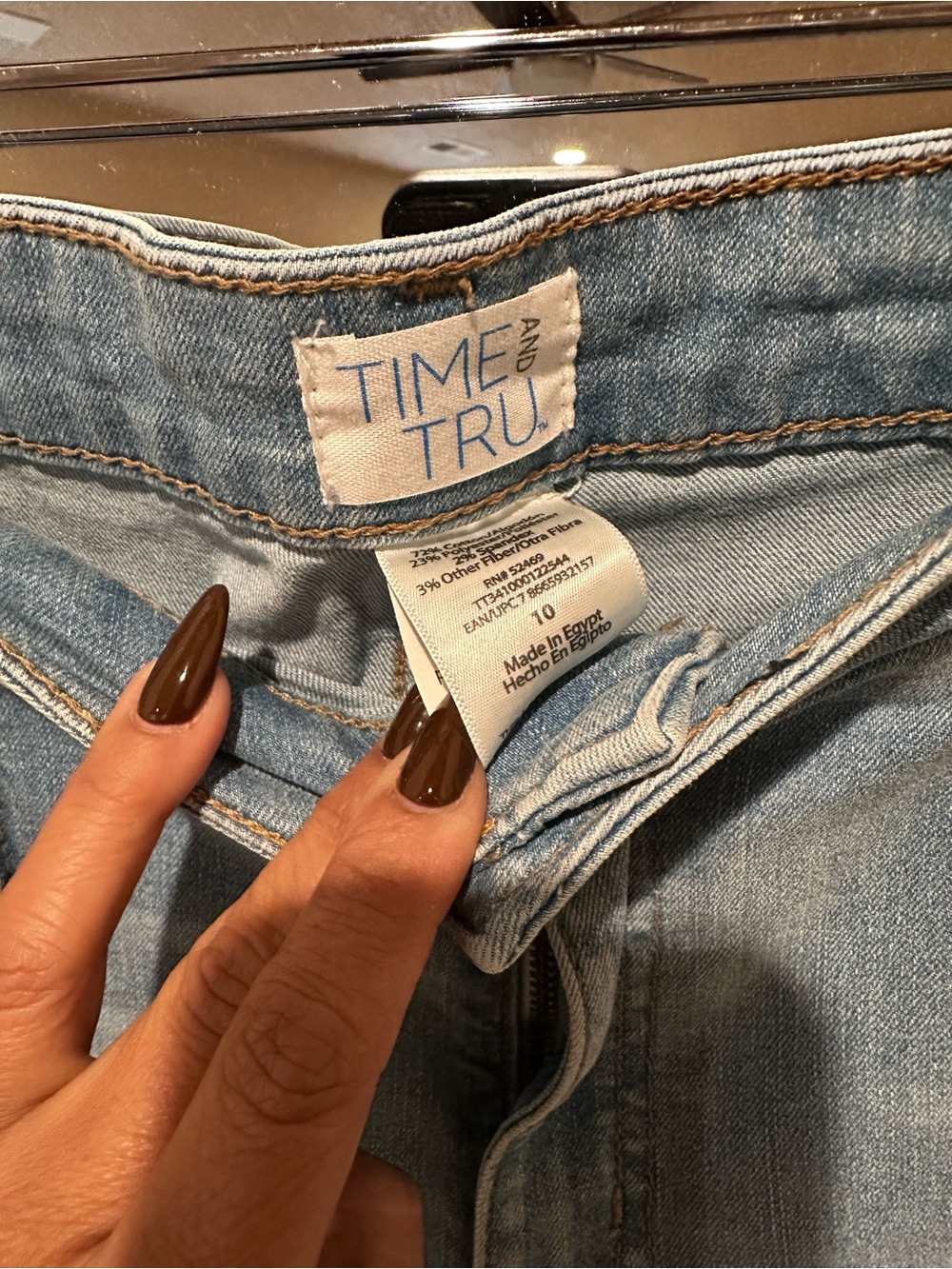 Time and Tru Wide Leg Jeans 10 - Picture 4 of 4